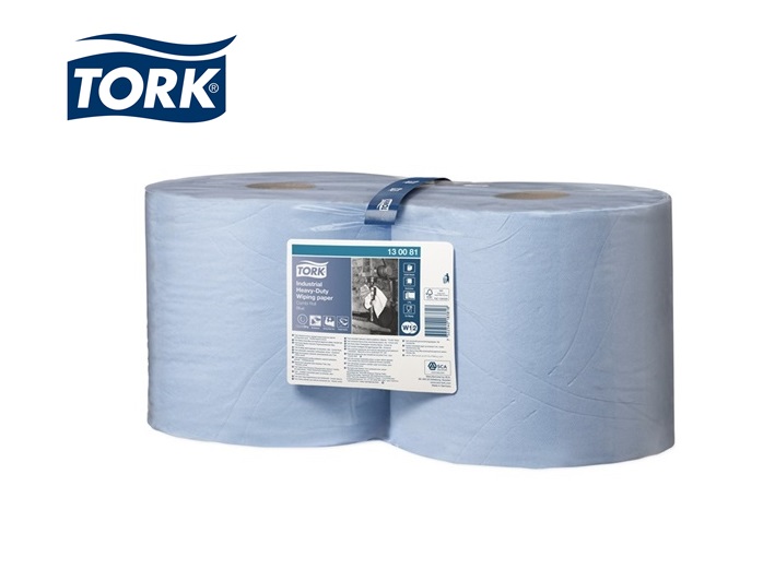 Poetsdoek Tork extra sterk wit 1-laags l380xb320mm 280afscheur 1RL/VE | DKMTools - DKM Tools