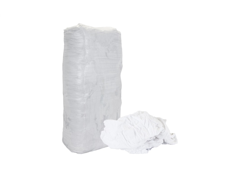 Tricot-poetslap WT I katoen zuiver wit 25 kg