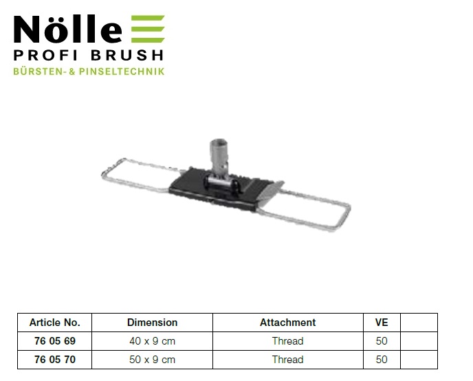 Opvouwbare houder zwart 40 cm