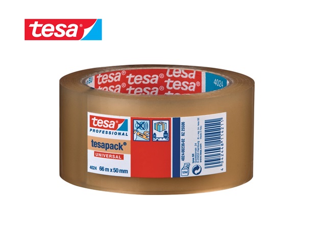 Tesa 4024 pp verpakkingstape bruin 50mmx66mtr | DKMTools - DKM Tools