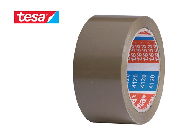 Tesa 4120 Verpakkingsplakband PP 66m x 50mm tesapack bruin