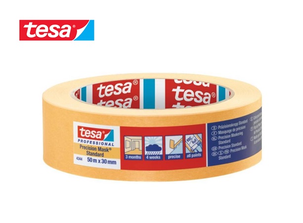 Tesa 4344 Afplaktape Oranje 19mmx50mtr | DKMTools - DKM Tools