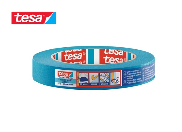Tesa 4440 UV Plus Precisie Afplaktape 25mmx50mtr | DKMTools - DKM Tools