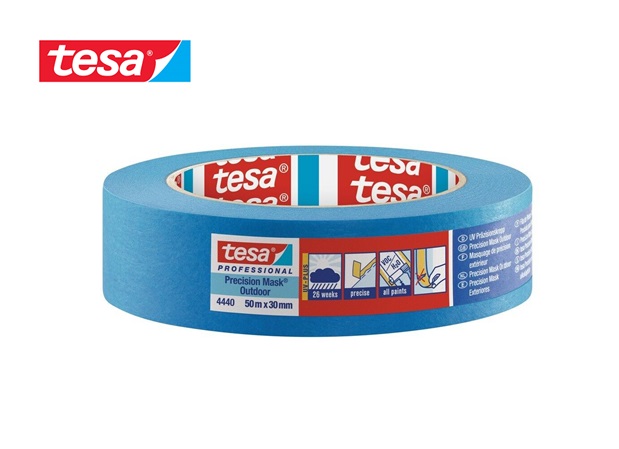 Tesa 4440 UV Plus Precisie Afplaktape 25mmx50mtr | DKMTools - DKM Tools