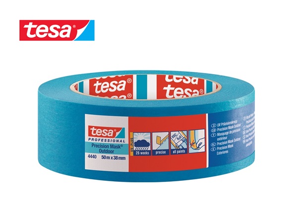 Tesa 4440 UV Plus Precisie Afplaktape 38mmx50mtr