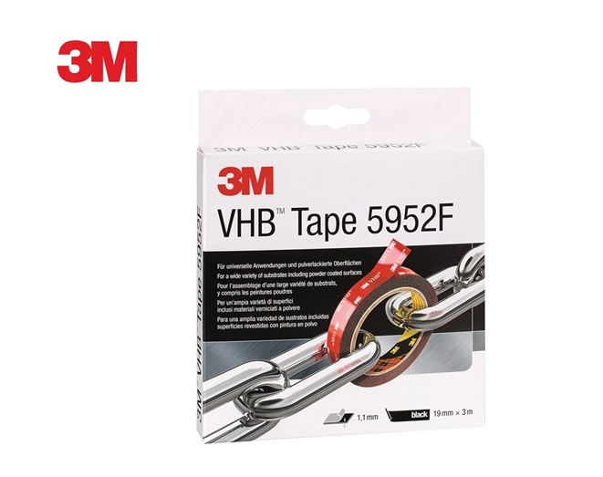 3M 5952F Dubbelzijdige tape VHB 19mm x 3mtr