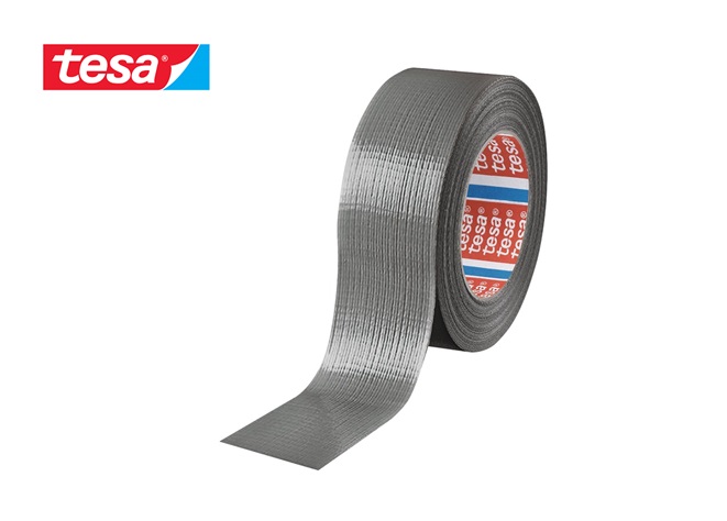 Tesa 4613 Duct tape universeel 50m x48mm Zwart | DKMTools - DKM Tools