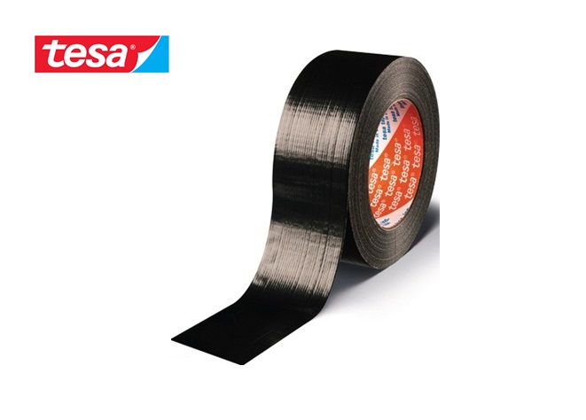 Tesa 4613 Duct tape universeel 50m x48mm Zwart