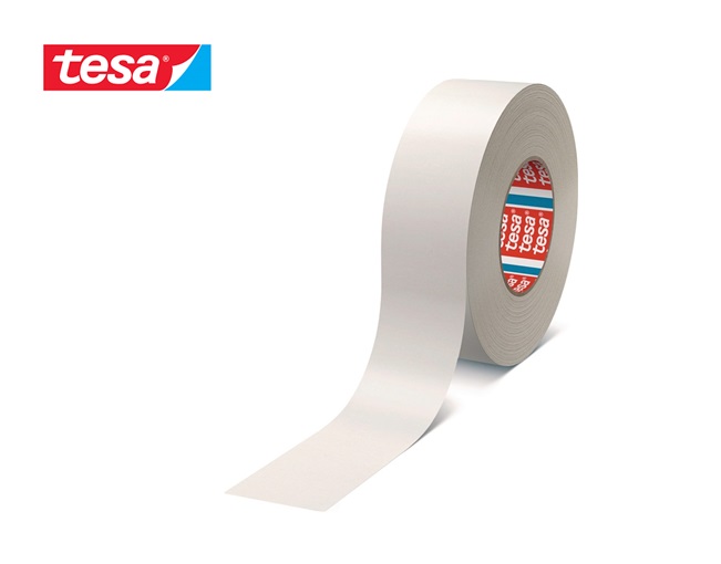 Tesa 4651 Premium acrylgecoate textieltape 50mtr x50mm wit