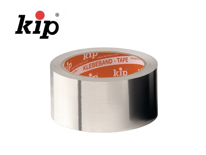 Kip 345 aluminium-tape DIN4102 B1 25m x 50mm