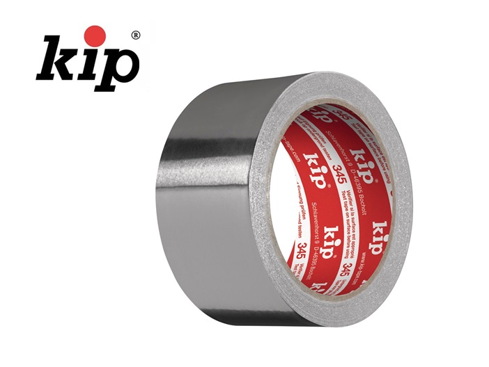 Kip 345 aluminium-tape DIN4102 B1 50m x 50mm