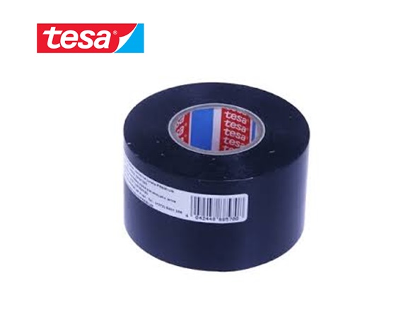 Tesa 4163 Soft PVC tape 33m x 19mm zwart soft-pvc rol | DKMTools - DKM Tools