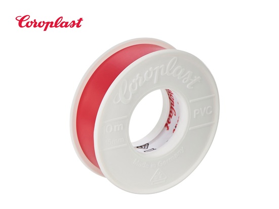 Coroplast 302 Elektro-Isolatieband rood 10mtr x 15mm