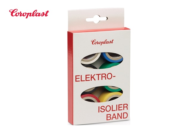 Isolatieband-assortiment 6dlg. 3,3 mtr x 19mm DIN40633-K10