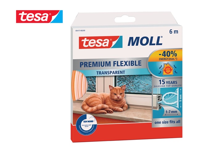 Tesa 5417 flexibele siliconenkit 7 x 9mm x 6mtr