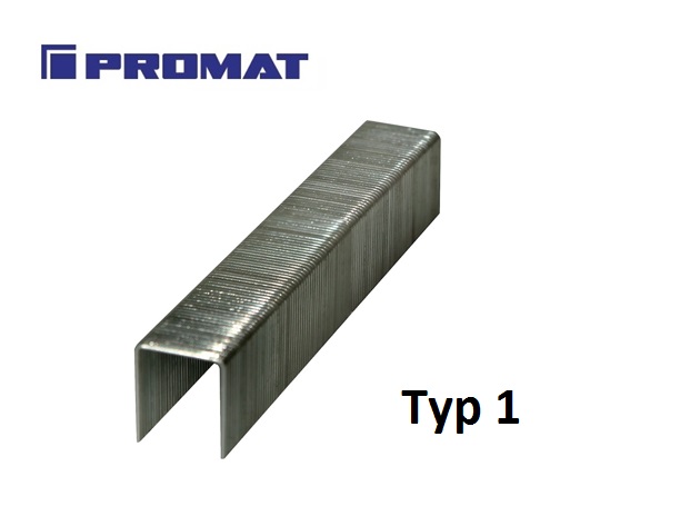 Promat Fijne nietjes type 1 11,3x0,75mm L 4mm 5000 stuks