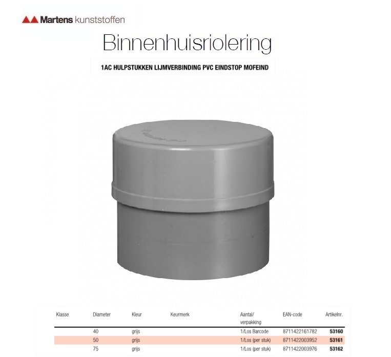 40MM EINDSTOP VOOR MOFEIND