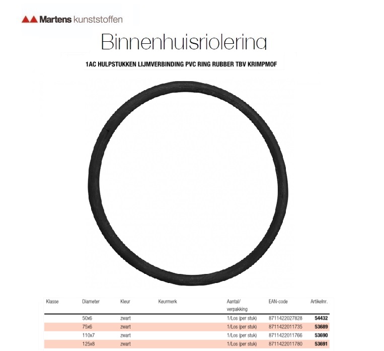 50X6 RUBBERRING O-RING