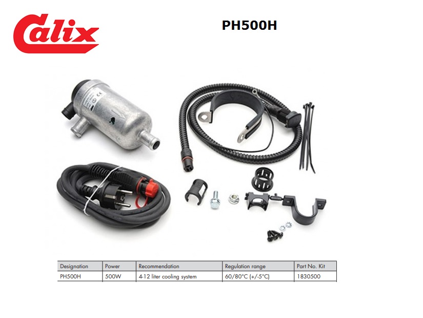 PH500H Kit 500W 4-12 liter cooling system 60/80°C (+/-5°C)