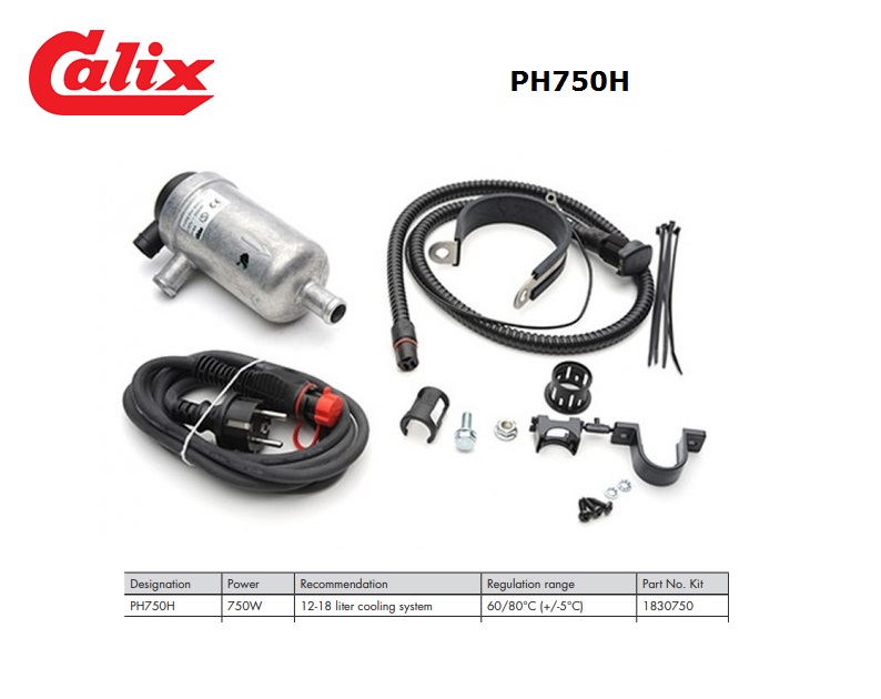 PH750H Kit 750W 12-18 liter cooling system 60/80°C (+/-5°C)