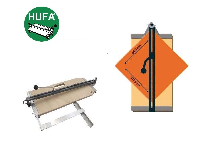 Tegelsnijder Hufa Profi  1000 mm, snij-d. 22 mm met breekinrichting HUFA | DKMTools - DKM Tools