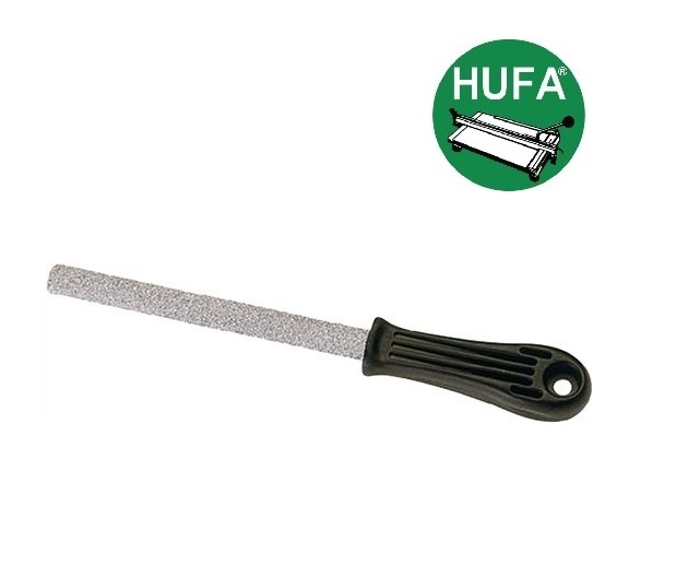 Tegelvijl HUFA L. 270 mm half-rd. HM-gecoat