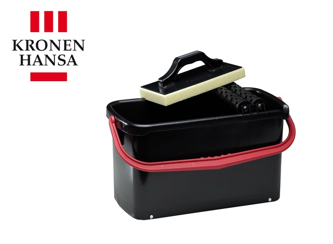 Tegelwasboy Speedy 23 liter houder metaal 2 was- en geleiderollen | DKMTools - DKM Tools