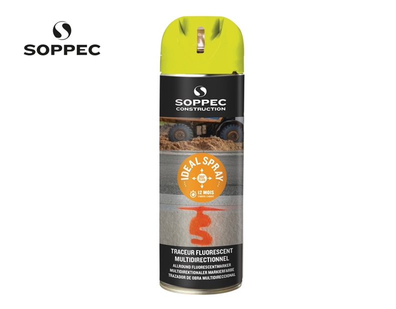 Markeringsspray Ideal lichtgevend oranje spuitbus 500ml | DKMTools - DKM Tools