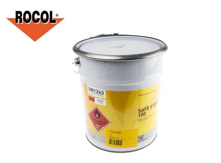 Antislipverf SafeStep 100 voor voetgangerszones Rood 5 ltr