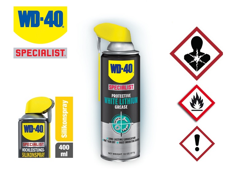 WD-40 Speciale vetspray met wit lithium, Smart spuitbus 400 ml