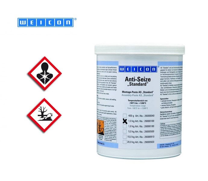 Anti seize montagepasta AS 1 kg pot