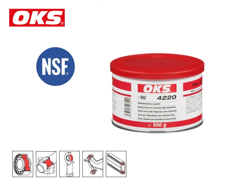 OKS 4220 Food-grade lagervet voor hoge temperaturen 800 GR | DKMTools - DKM Tools