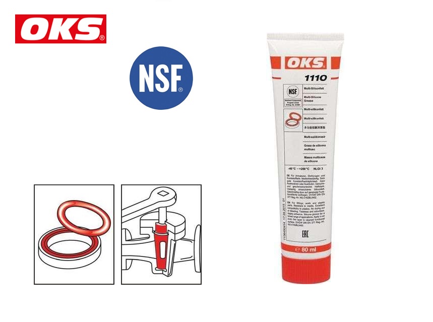 OKS 1110 Food-grade siliconenvet NSF H1 KEUR 80 ML