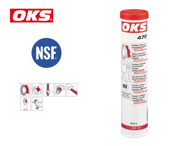 OKS 470 wit universeel vet met NSF H2 keur, 80 ML | DKMTools - DKM Tools