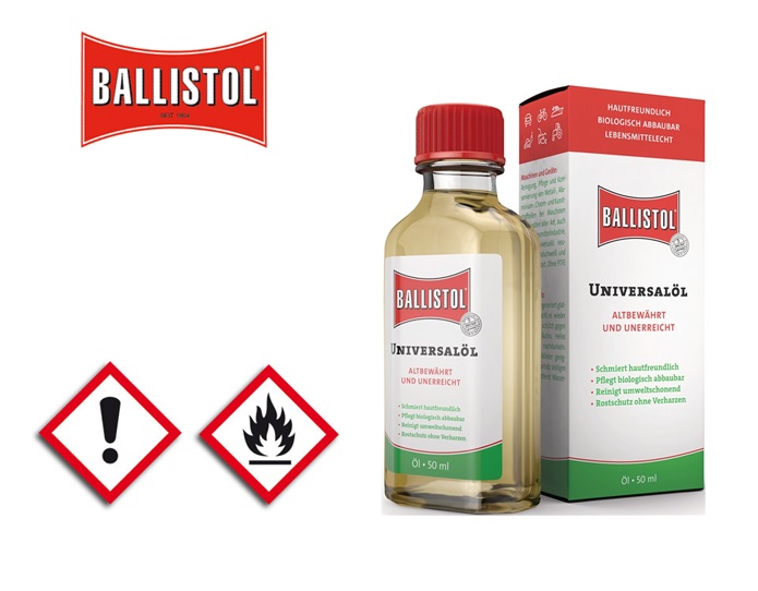 Universele olie Ballistol inhoud 50ml fles