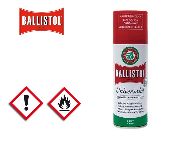 Universele olie Ballistol inhoud 200ml spray spuitbus