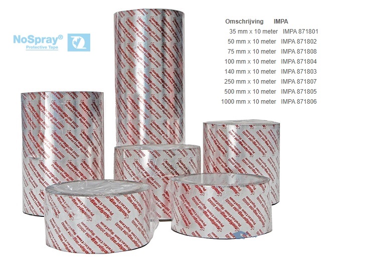 Anti-Spat Band 50 mm x 10 mtr