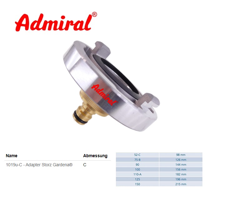 Storz-overgangsstuk F/A | DKMTools - DKM Tools