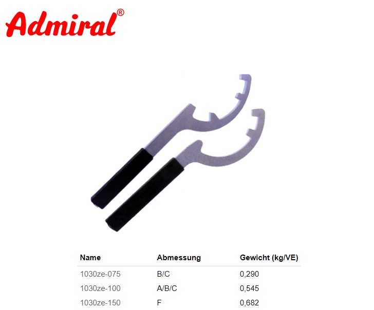 Storz sleutel A/B/C | DKMTools - DKM Tools