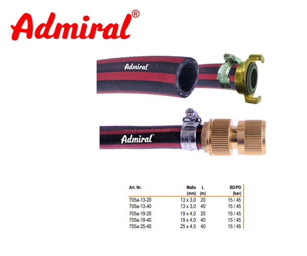 Waterslang Admiral Spray 13 en 19mm/15 m | DKMTools - DKM Tools