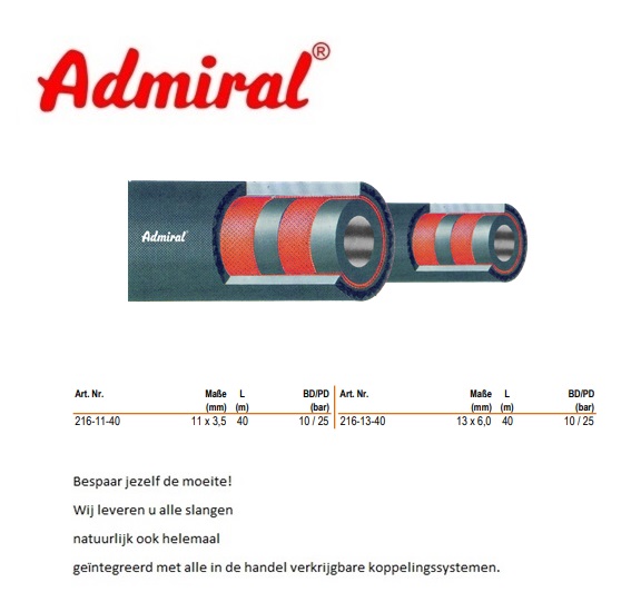 Auto Slang Admi Brake 11 x 3,5 mm DIN 74310