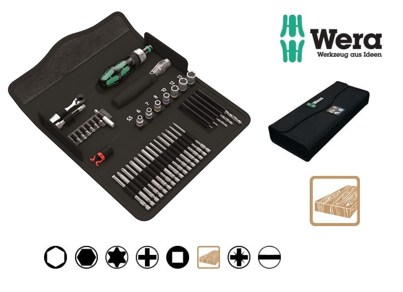 Wera Kraftform Kompakt W1 Gereedschapsset 35-tlg | DKMTools - DKM Tools