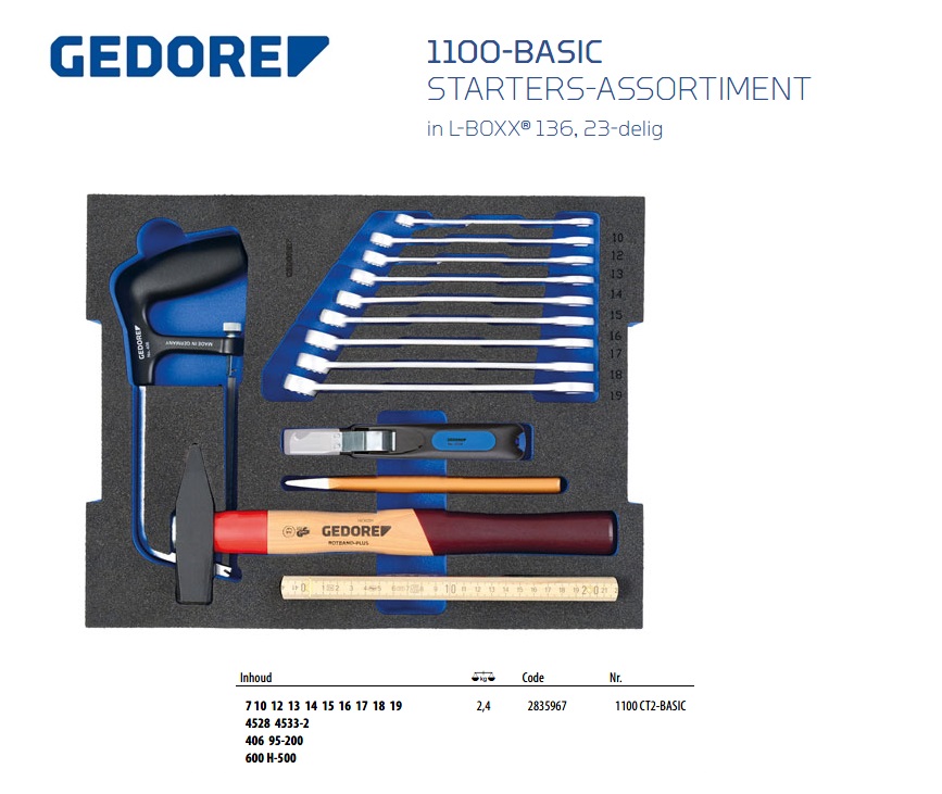 Starters-assortiment in L-BOXX 136 | DKMTools - DKM Tools