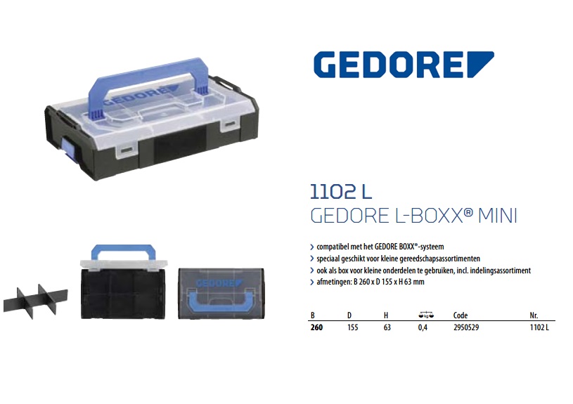 GEDORE L-BOXX Mini