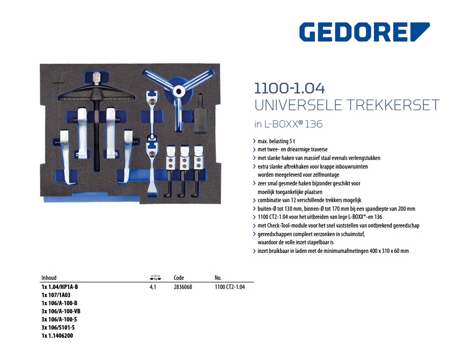 Universele trekkerset voor uit- en inwendig gebruik 12 delig | DKMTools - DKM Tools