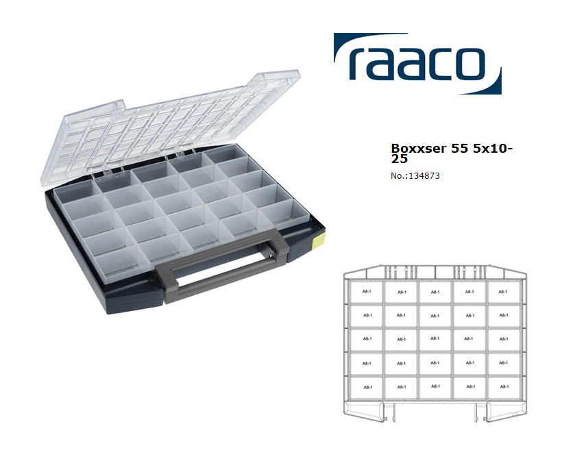 Raaco Boxxser 55 5x10-45 Assortimentsdoos 421x361x55mm | DKMTools - DKM Tools