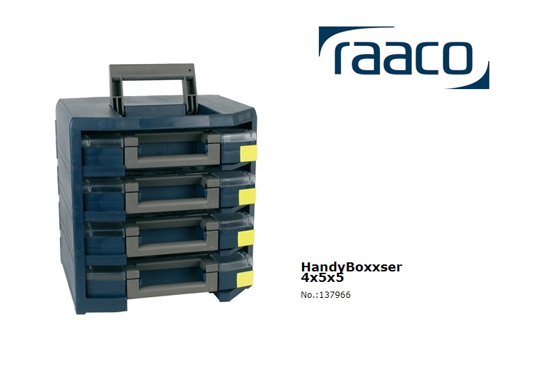 Raaco HandyBoxxser 55 4x5x5 342 x 347 x 305mm