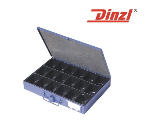 Assortimentskist 340x240x50mm 14 vakken plaatstaal DINZEL | DKMTools - DKM Tools