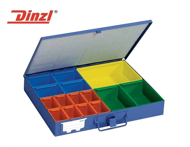 Assortimentskist 340x240x50mm 14 vakken plaatstaal DINZEL | DKMTools - DKM Tools