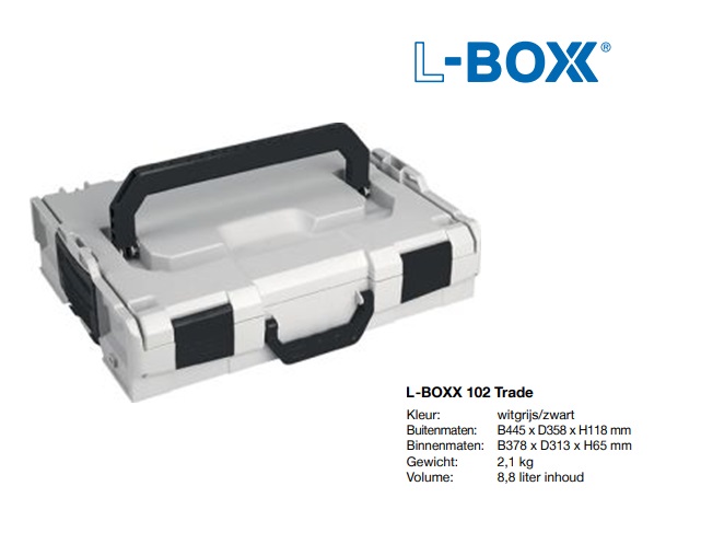 L-BOXX 102 Trade 445 x 358 x 117 mm